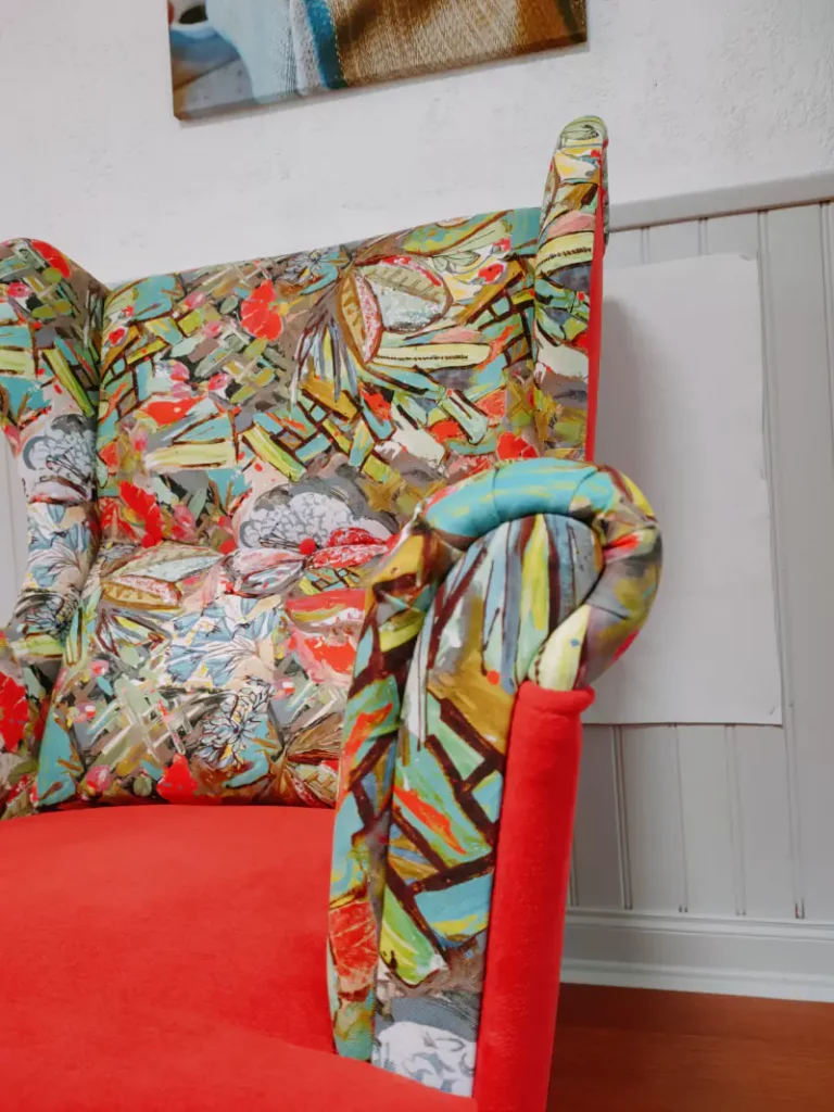 Détail fauteuil Ikea